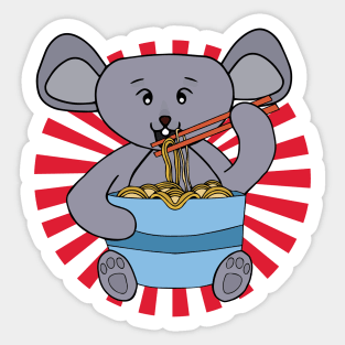 Mouse Ramen Sticker